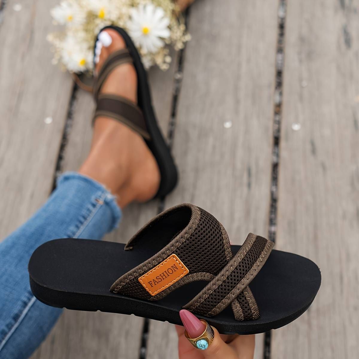 Women flat sandals - BRIELA