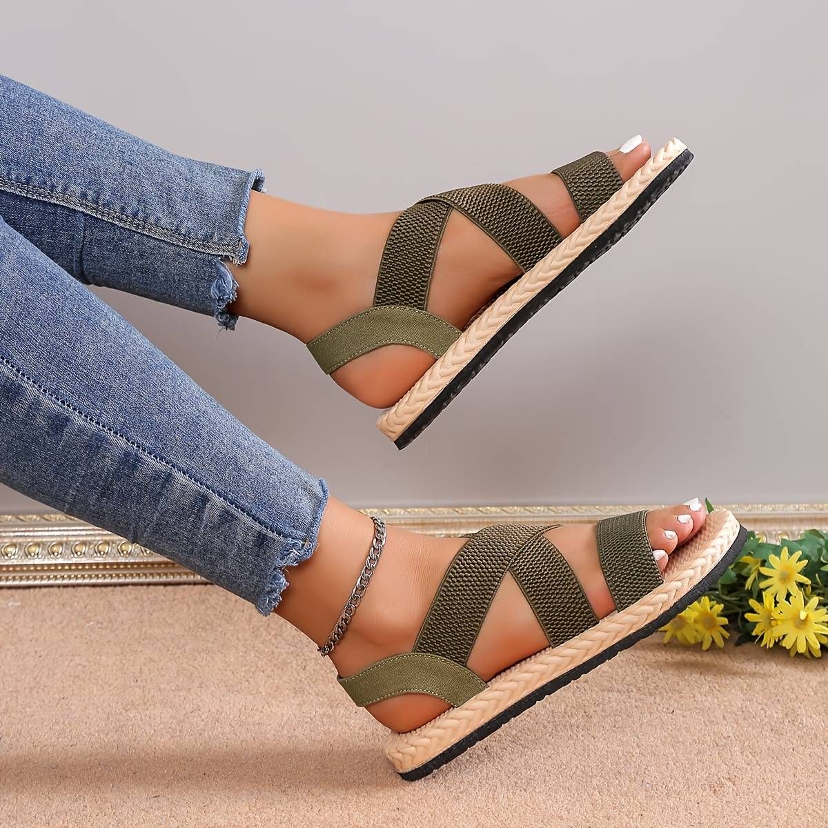 Women flat sandals - JEMMA