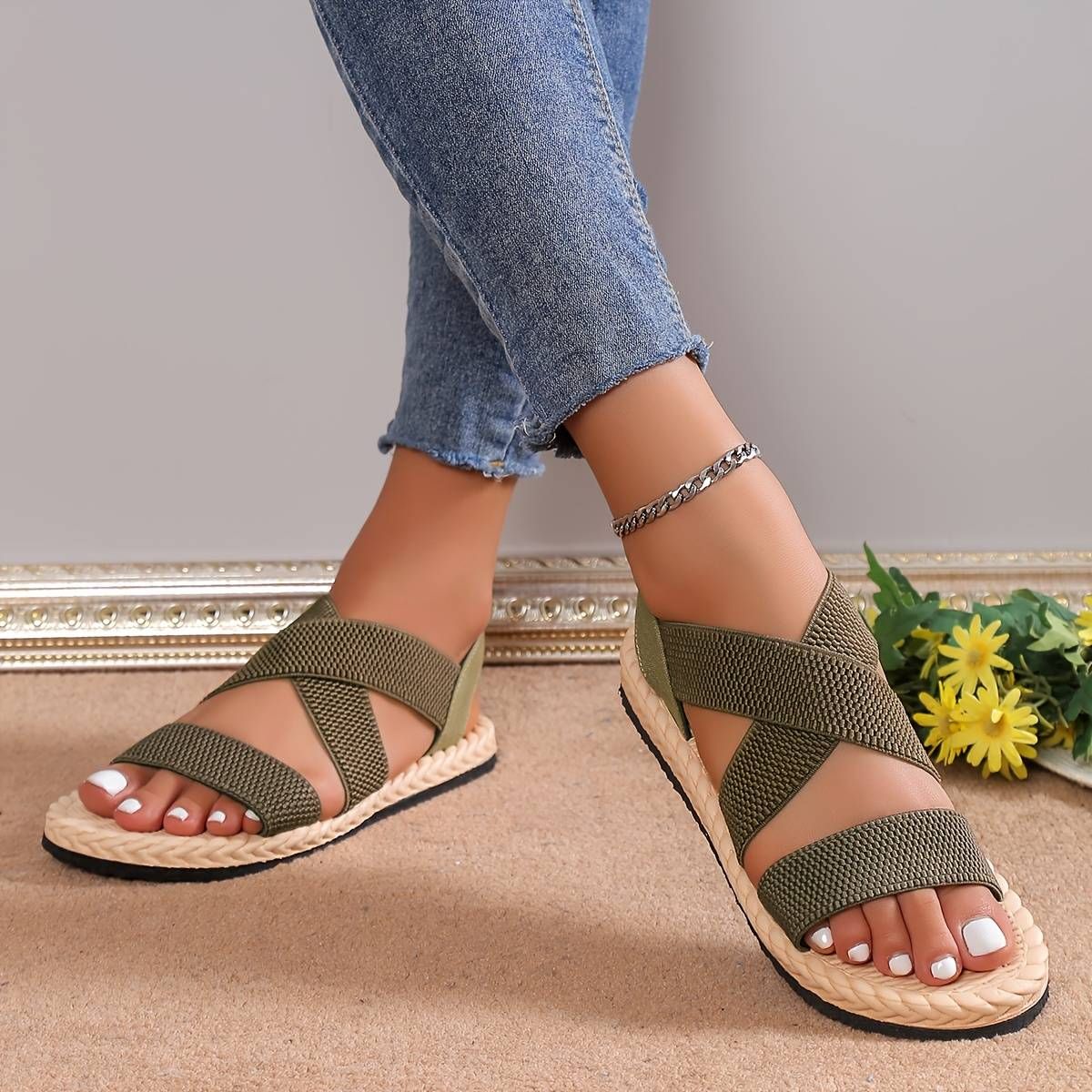 Women flat sandals - JEMMA